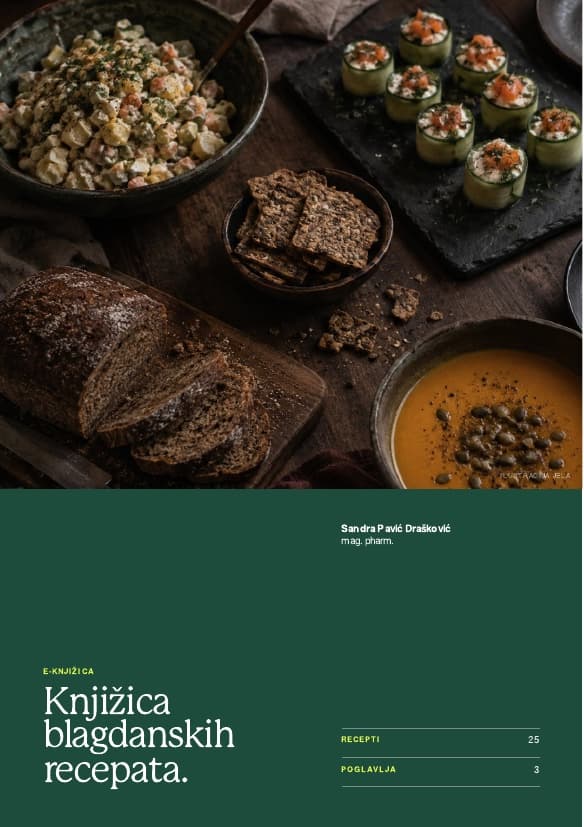 Naslovnica e-knjige Knjižica blagdanskih recepata